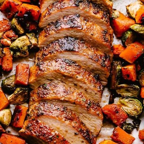 Honey Garlic Glazed Pork Loin