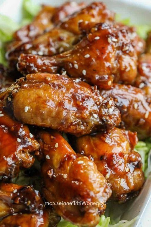Honey Garlic Oven Baked Wings