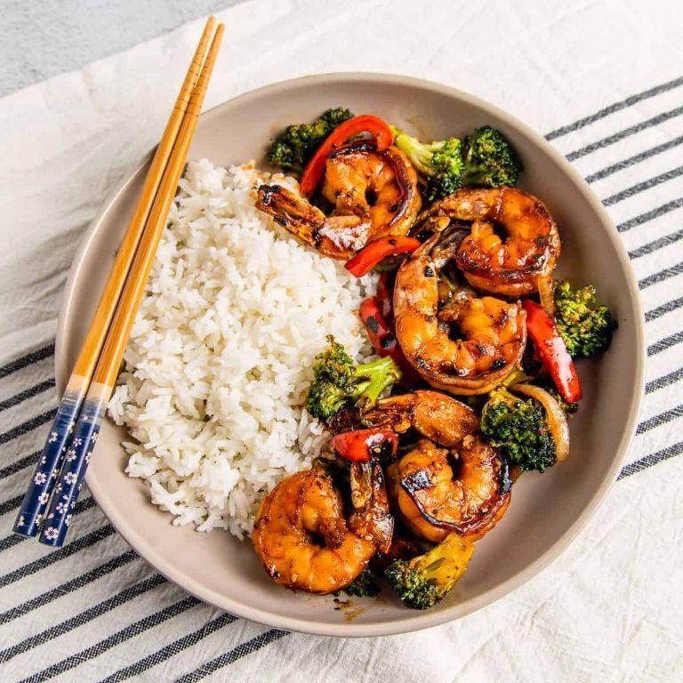 Honey Garlic Shrimp Stir Fry