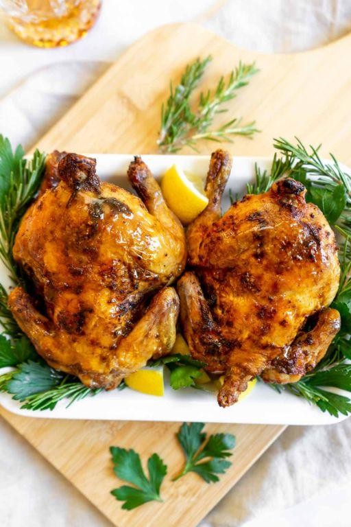Honey Glazed Air Fryer Cornish Hens