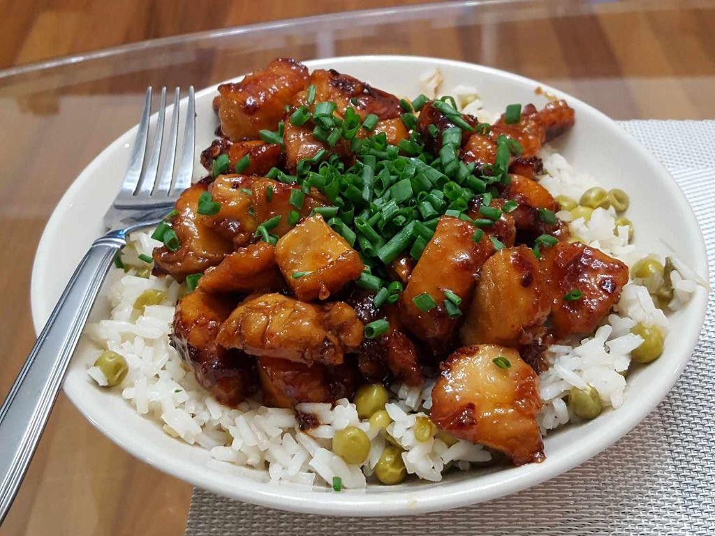 Honey Glazed Chicken and Rice Symphony