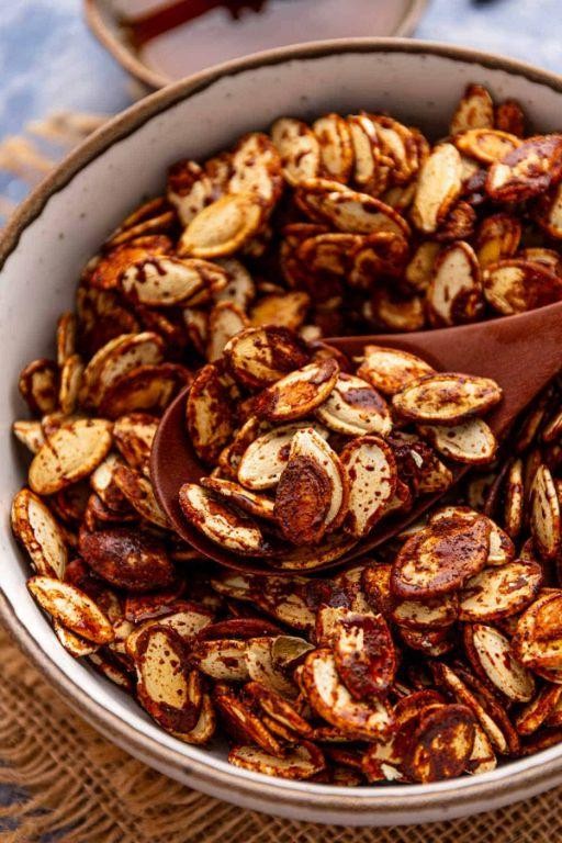 Honey Glazed Pumpkin Seed Crunch