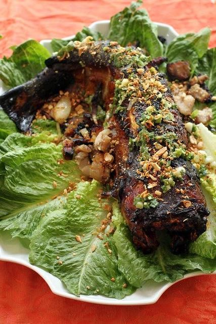 Honey Glazed Whole Catfish with Ginger