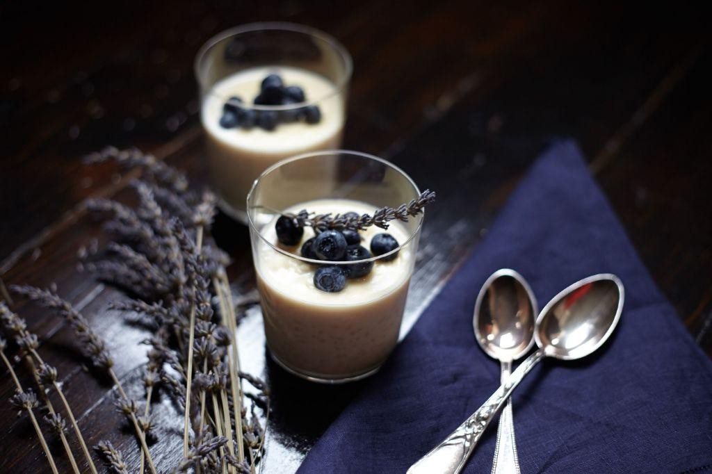 Honey Lavender Minute Rice Pudding