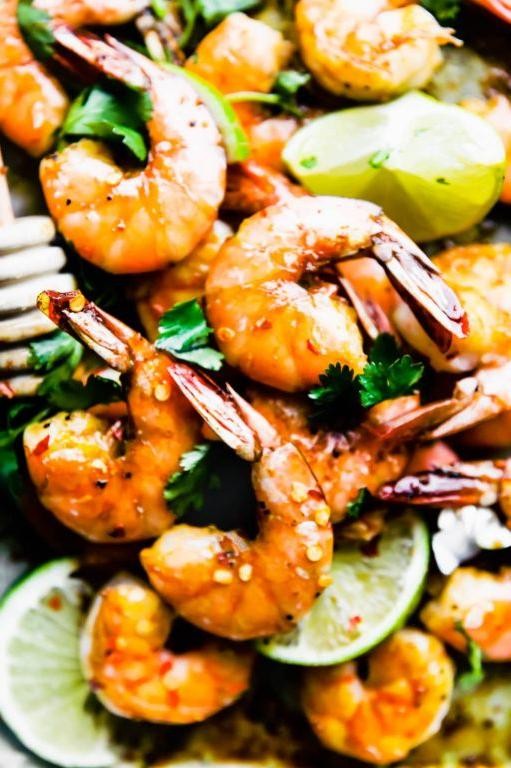Honey Lime Broiled Shrimp
