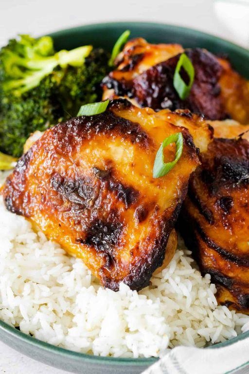 Honey Mustard Air Fryer Roast Chicken