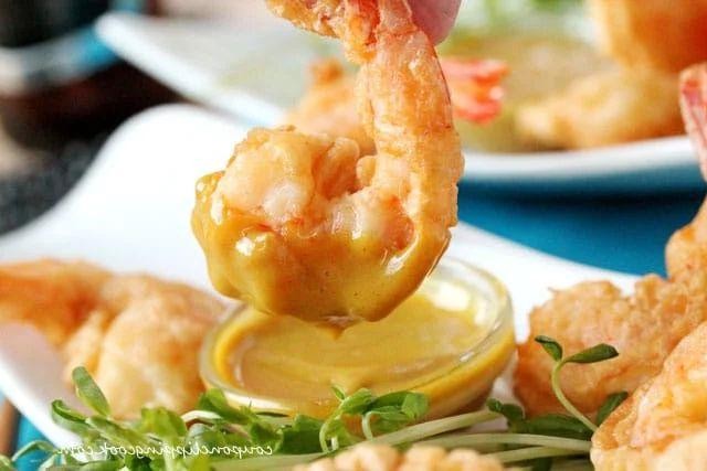 Honey Mustard Battered Shrimp