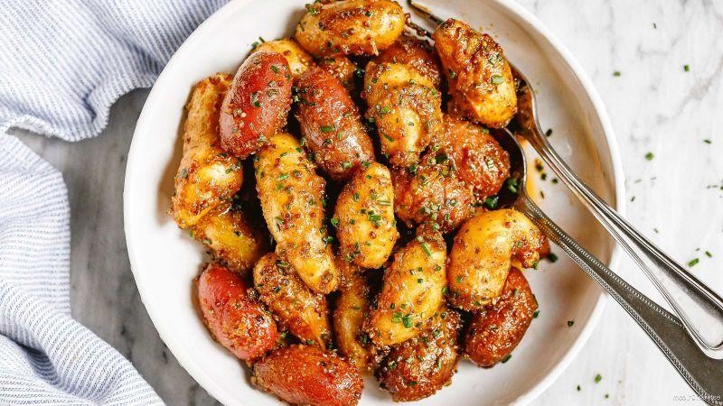 Honey Mustard Fingerling Potato Medley