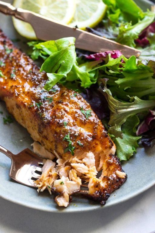 Honey Mustard Glazed Air Fryer Tilapia