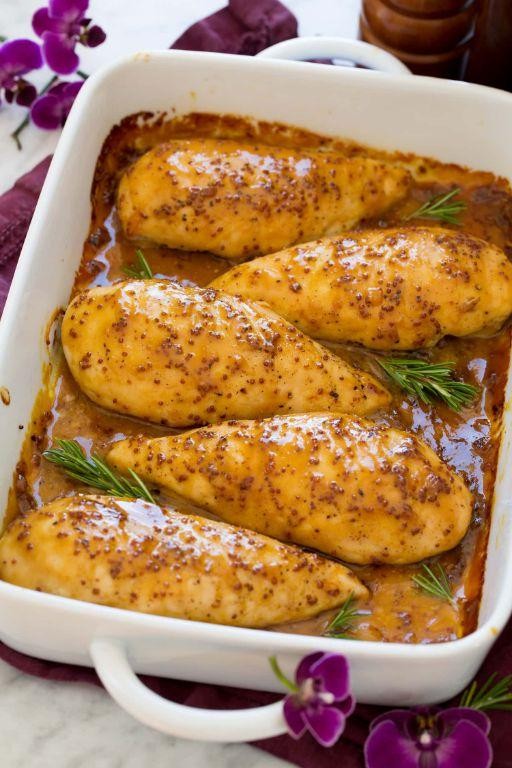 Honey Mustard Glazed Chicken Cutlets