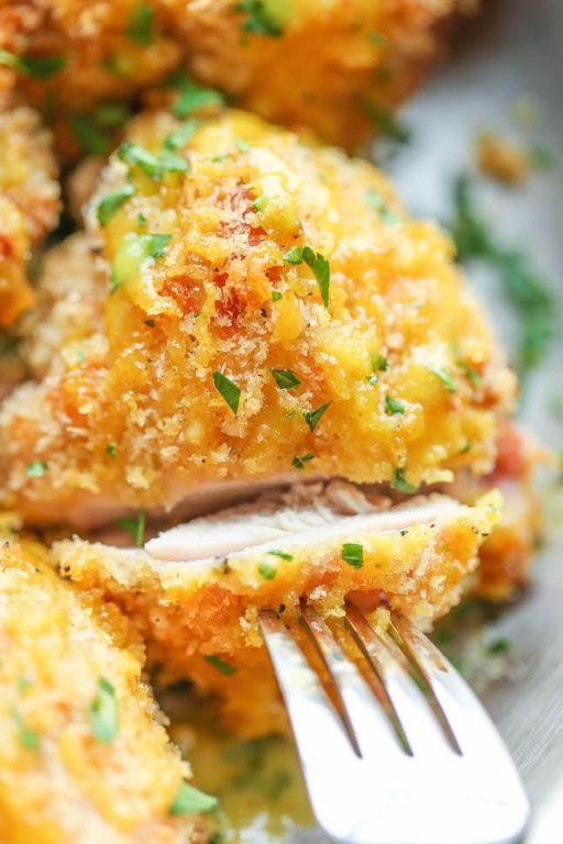 Honey Mustard Glazed Oven Fried Chicken