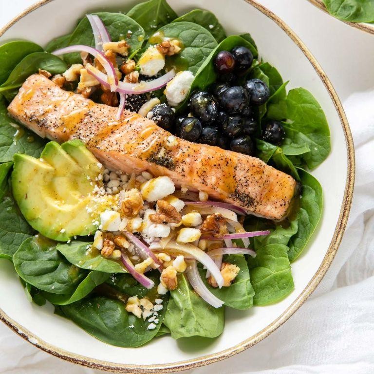 Honey Mustard Salmon Salad