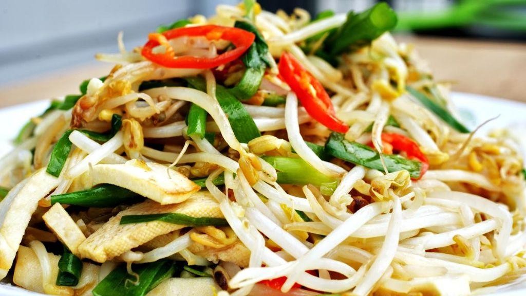 Honey Soy Beansprouts and Bell Peppers