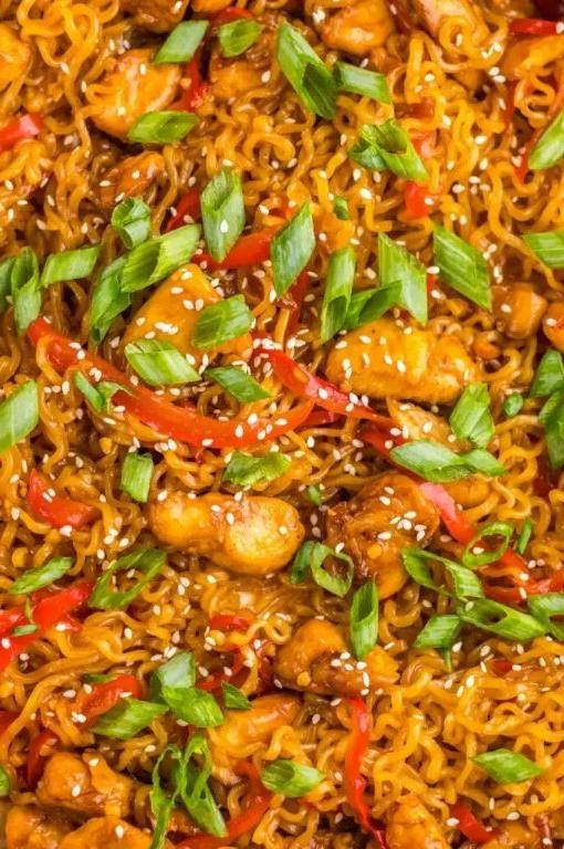 Honey Soy Chicken Ramen Toss