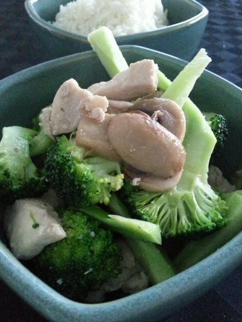 Honey Soy Chicken and Mushroom Bowl