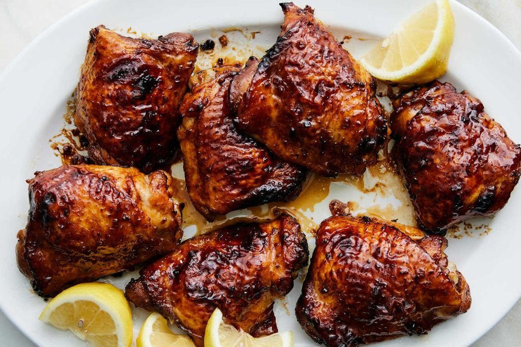 Honey Soy Glazed Chicken Thighs