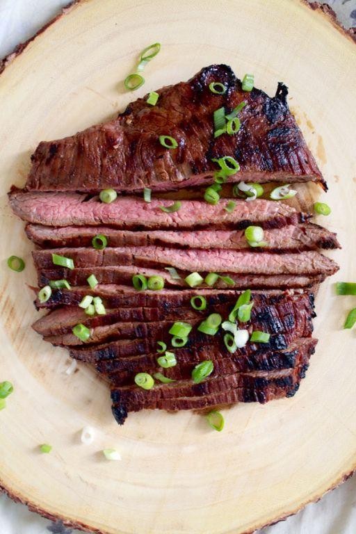 Honey Soy Glazed Flank Steak with Roasted Vegetables