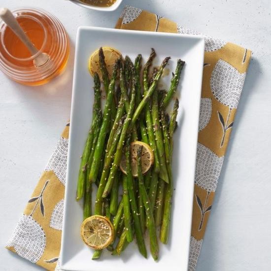 Honey Soy Grilled Asparagus