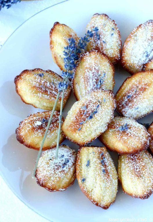 Honey and Lavender Madeleines