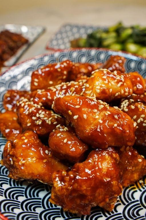 Honey and Sriracha Marinated Fried Chicken