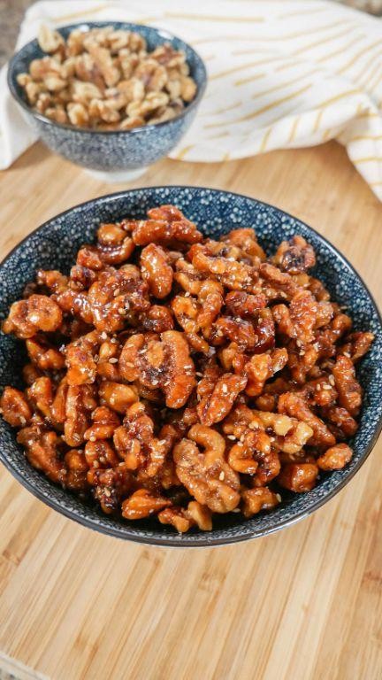 Honey-Glazed Dates with Walnuts