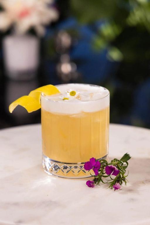 Honey-Infused Whiskey Sour