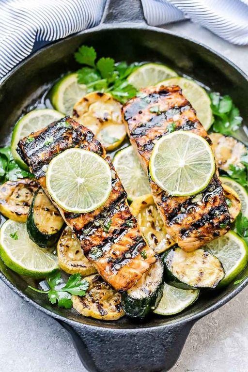 Honey-Lime Grilled Salmon