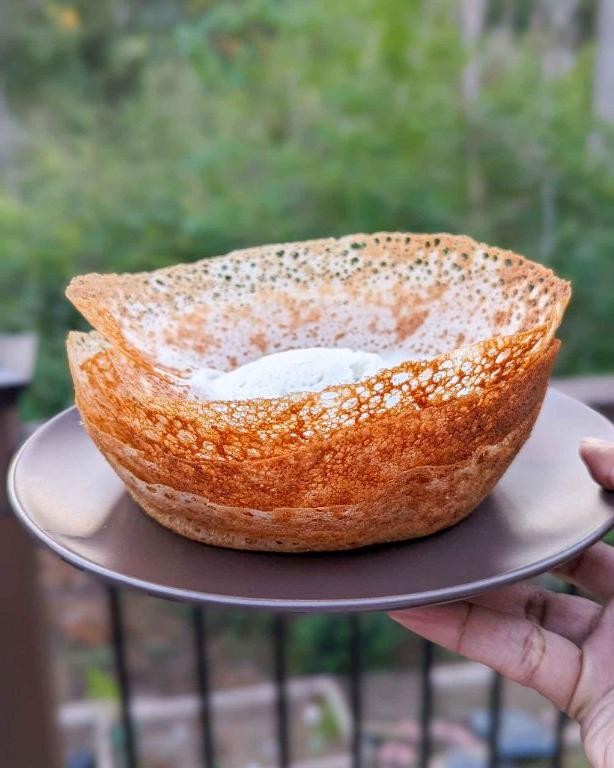 Hoppers (Sri Lankan Fermented Rice Pancakes)