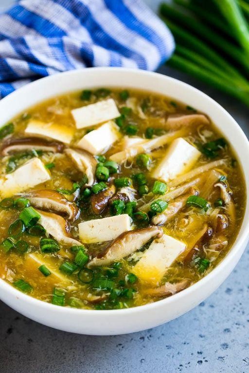 Hot and Sour Soup with Bamboo Shoots