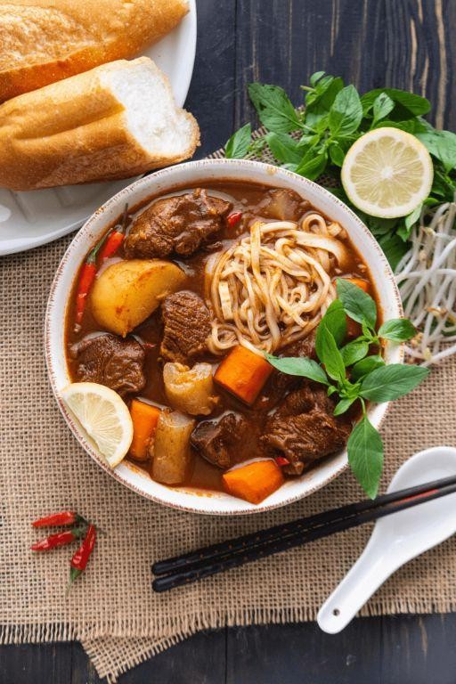 Hu Tieu Bo Kho - Beef Stew Noodle Soup