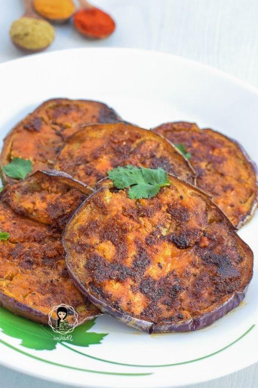 Indian Masala Brinjal Stir Fry