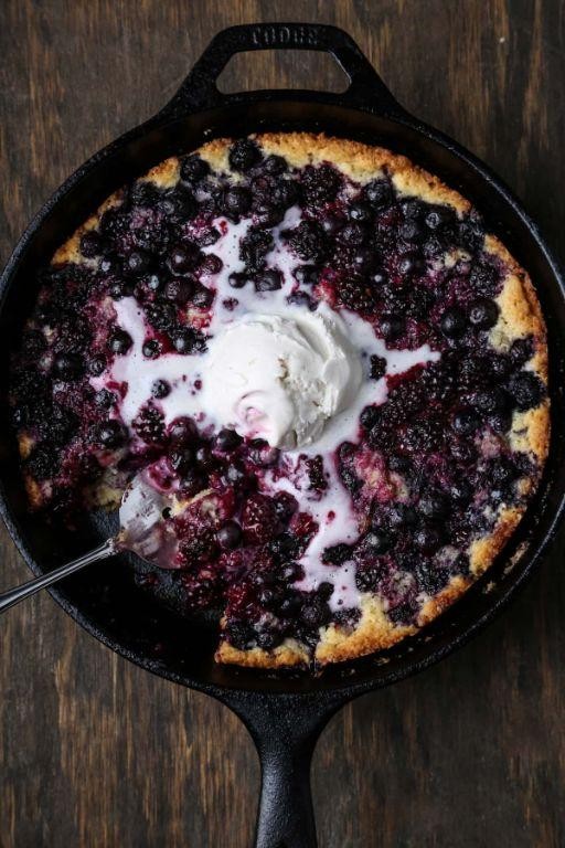 Indulgent Blackberry Cobbler