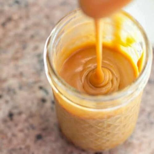Indulgent Caramel Sauce with Half and Half
