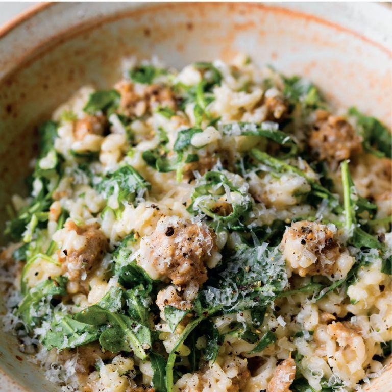 Instant Italian Sausage Risotto
