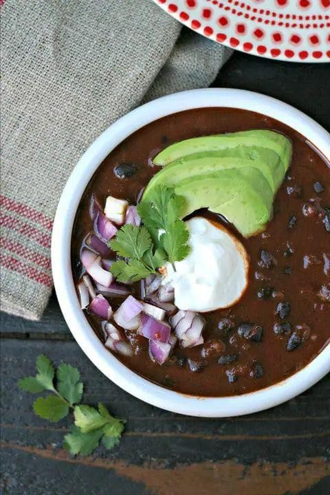 Instant Pot Black Bean and Tomato Soup