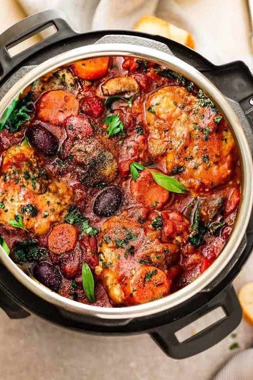 Instant Pot Chicken Cacciatore