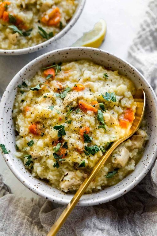 Instant Pot Chicken and Rice Soup