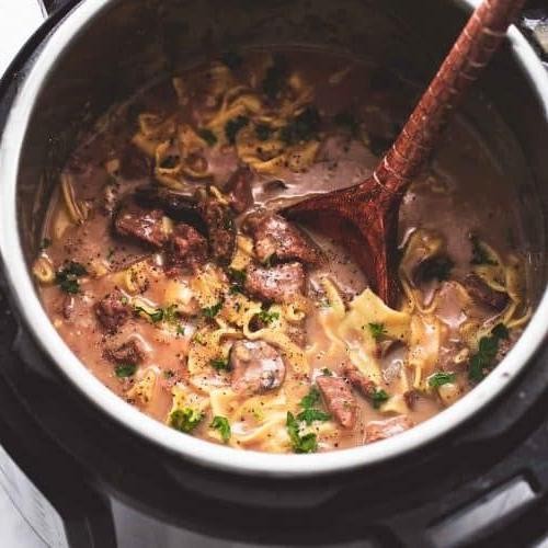 Instant Pot Chuck Roast Stroganoff