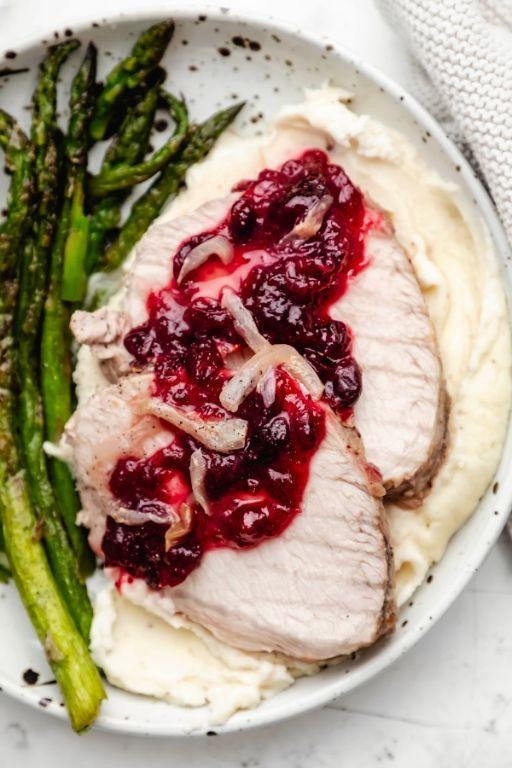 Instant Pot Cranberry Pork Tenderloin