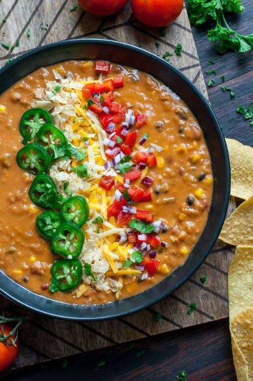 Instant Pot Creamy Lentil Taco Soup