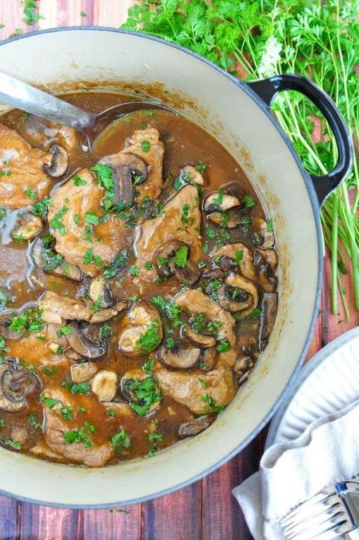 Instant Pot Pork Tenderloin with Mushroom Gravy