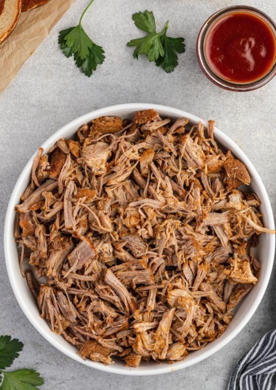 Instant Pot Pulled Pork with Protein Rich Sauce