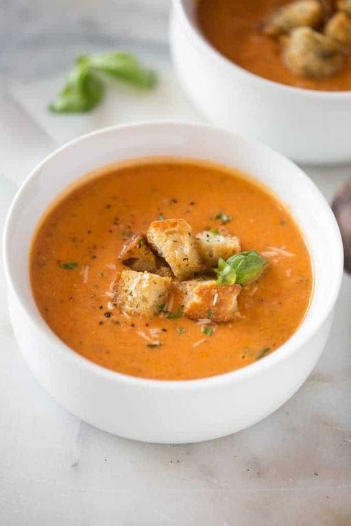 Instant Pot Tomato Basil Lentil Soup