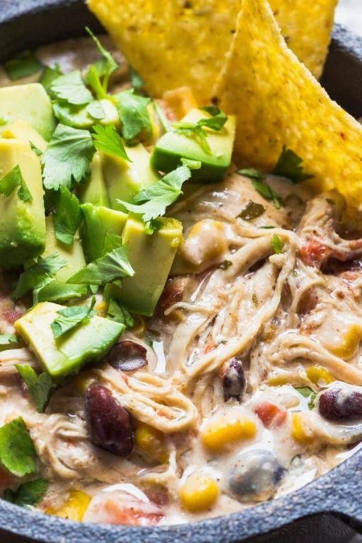 Instant Pot White Chicken Chili with Rice
