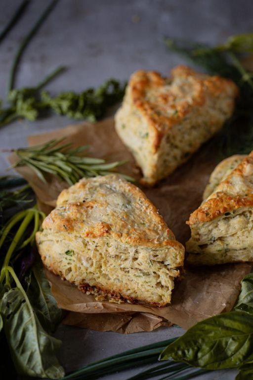 Irish Cheddar and Herb Scones