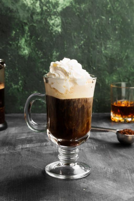 Irish Coffee with Irish Whiskey