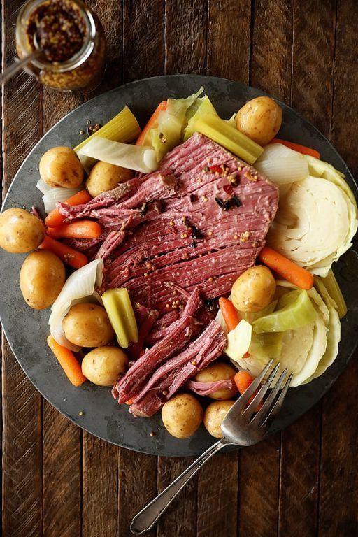 Irish Crock Pot Corned Beef with Root Vegetables