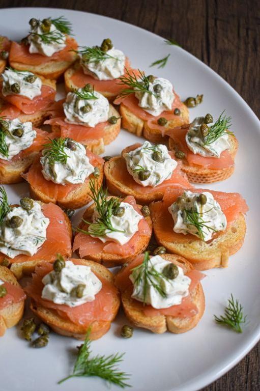 Irish Smoked Salmon Crostini
