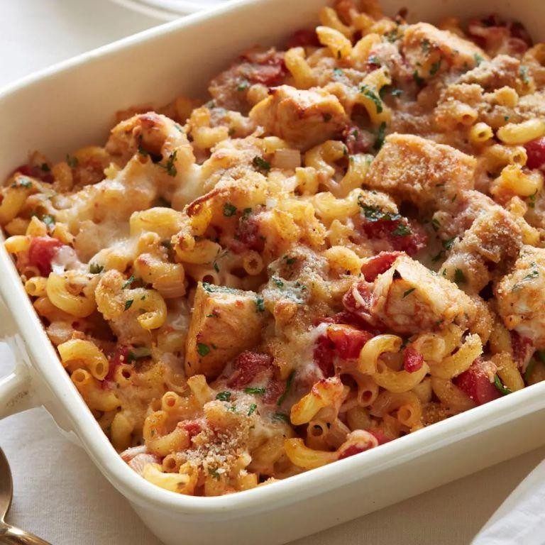 Italian Chicken and Pasta Bake