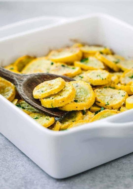 Italian Herb Roasted Yellow Squash